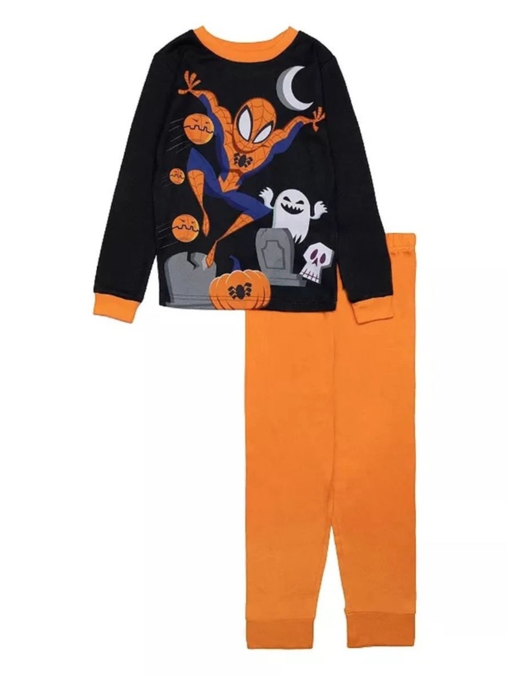 NWT. MARVEL Kids Halloween Spider-Man Superhero Pajama Set